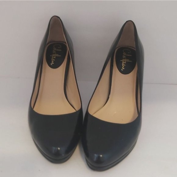 COLE HAAN | Nike Air Women's Patent Leather Heels Pumps Black 8.5 - Picture 2 of 9